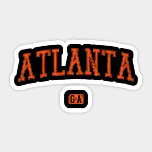 Atlanta Georgia (variant) Sticker